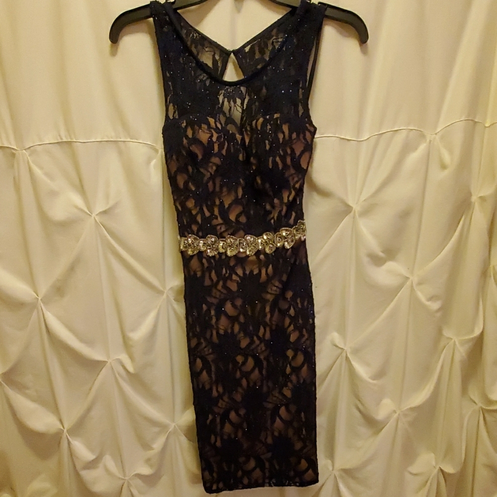 Blue Lace Dress
